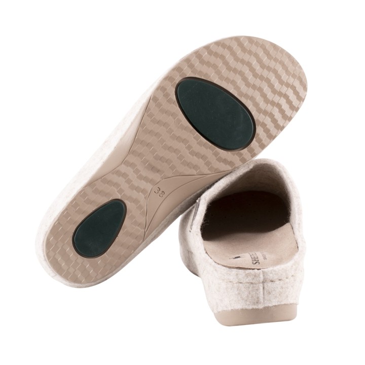 Shepherd Gitte – Mules femme en feutre de laine | Chaleur & confort naturel