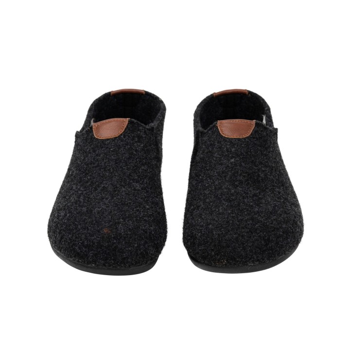 Shepherd Ernst – Pantoufles homme fermées en feutre de laine | Confort & chaleur naturelle
