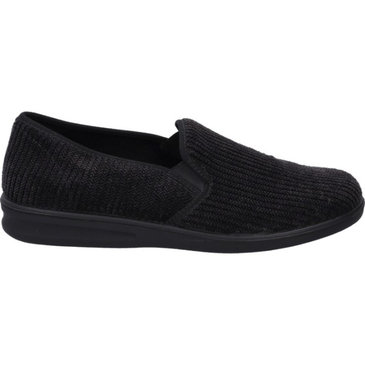 Joseph Seibel Belfort 122 – Pantoufles homme tricot brun ou noir | Confort chaud & légèreté