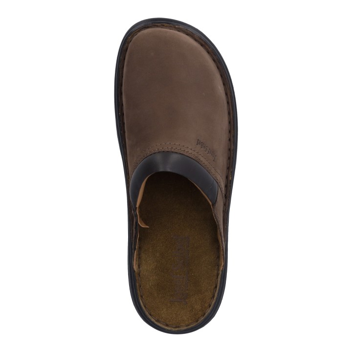 Joseph Seibel Max 01 – Mule homme cuir noir ou brun | Confort classique et durable