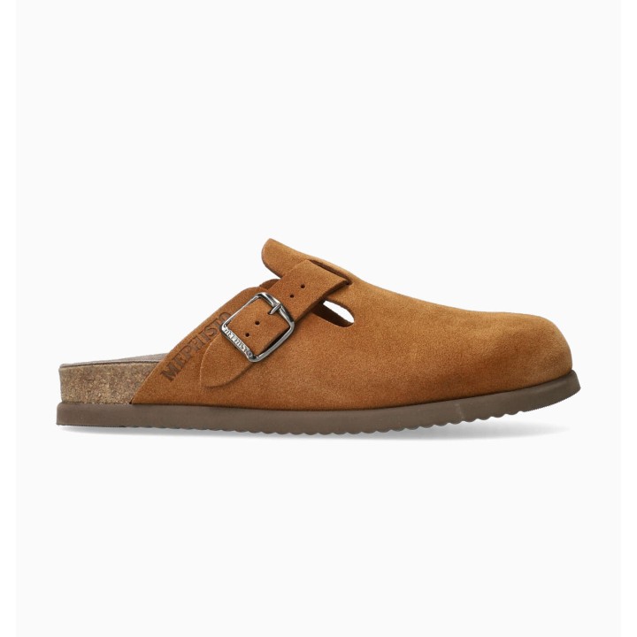 Mephisto Nathan – Mule homme cuir avec semelle Soft-Air | Confort absolu