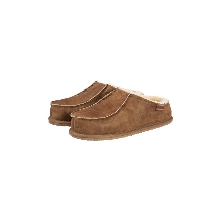 Shepherd Richard – Pantoufles montantes homme | Peau de mouton & confort intérieur